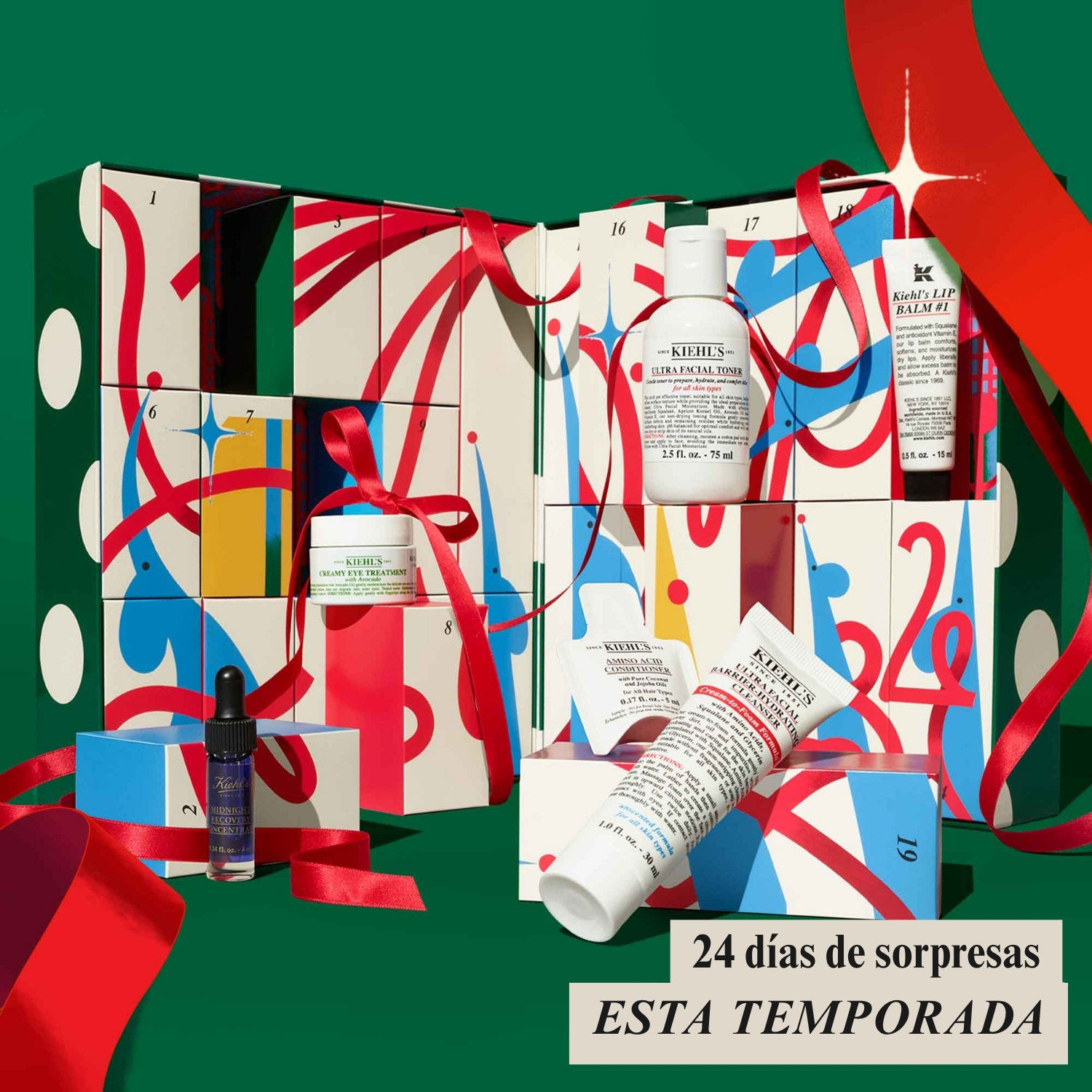KIEHL'S ADVENT CALENDAR SET (SET PARA CUIDADO DE LA PIEL)